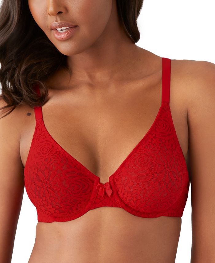 Halo Lace Molded Underwire Bra 851205, Up To G Cup Wacoal Halo Lace Molded Underwire Bra 851205, Up To G Cup -B.TEMPT’D Shop