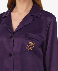 Lauren Ralph Lauren Petite Matte Satin Notched-Collar Pajamas Set 6 Lauren Ralph Lauren Petite Matte Satin Notched-Collar Pajamas Set -B.TEMPT’D Shop 22865211 fpx