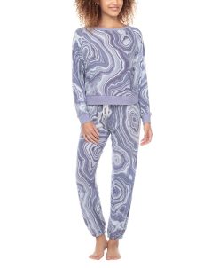 Honeydew Women's Printed Brushed Jersey Lounge Set