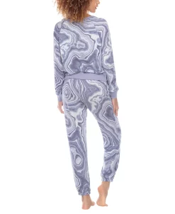 Honeydew Women's Printed Brushed Jersey Lounge Set 5 Honeydew Women's Printed Brushed Jersey Lounge Set -B.TEMPT’D Shop 22910864 fpx