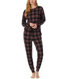 Lauren Ralph Lauren Women's Long-Sleeve Plaid Pajamas Set -B.TEMPT’D Shop 22914057 fpx
