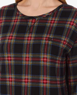 Lauren Ralph Lauren Women's Long-Sleeve Plaid Pajamas Set -B.TEMPT’D Shop 22914058 fpx