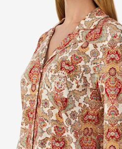Lauren Ralph Lauren Petite Paisley-Print Pajamas Set 4 Lauren Ralph Lauren Petite Paisley-Print Pajamas Set -B.TEMPT’D Shop 22914347 fpx