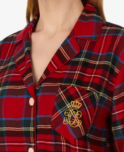 Lauren Ralph Lauren Petite Plaid Notched-Collar Pajamas Set 6 Lauren Ralph Lauren Petite Plaid Notched-Collar Pajamas Set -B.TEMPT’D Shop 22914399 fpx