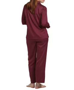Miss Elaine Women's Notched-Collar Pajamas Set 6 Miss Elaine Women's Notched-Collar Pajamas Set -B.TEMPT’D Shop 22914767 fpx
