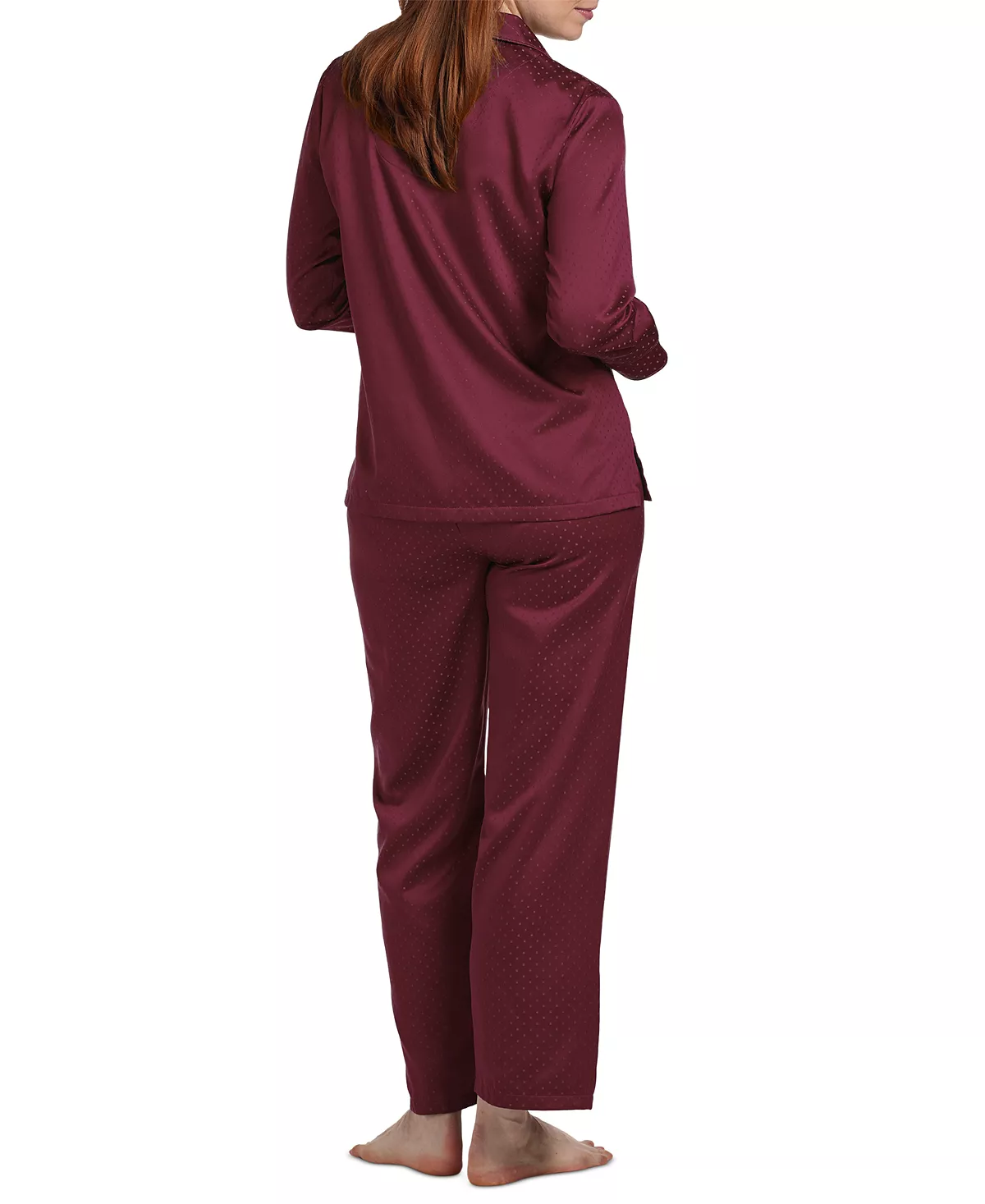 Women's Notched-Collar Pajamas Set Miss Elaine Women's Notched-Collar Pajamas Set -B.TEMPT’D Shop