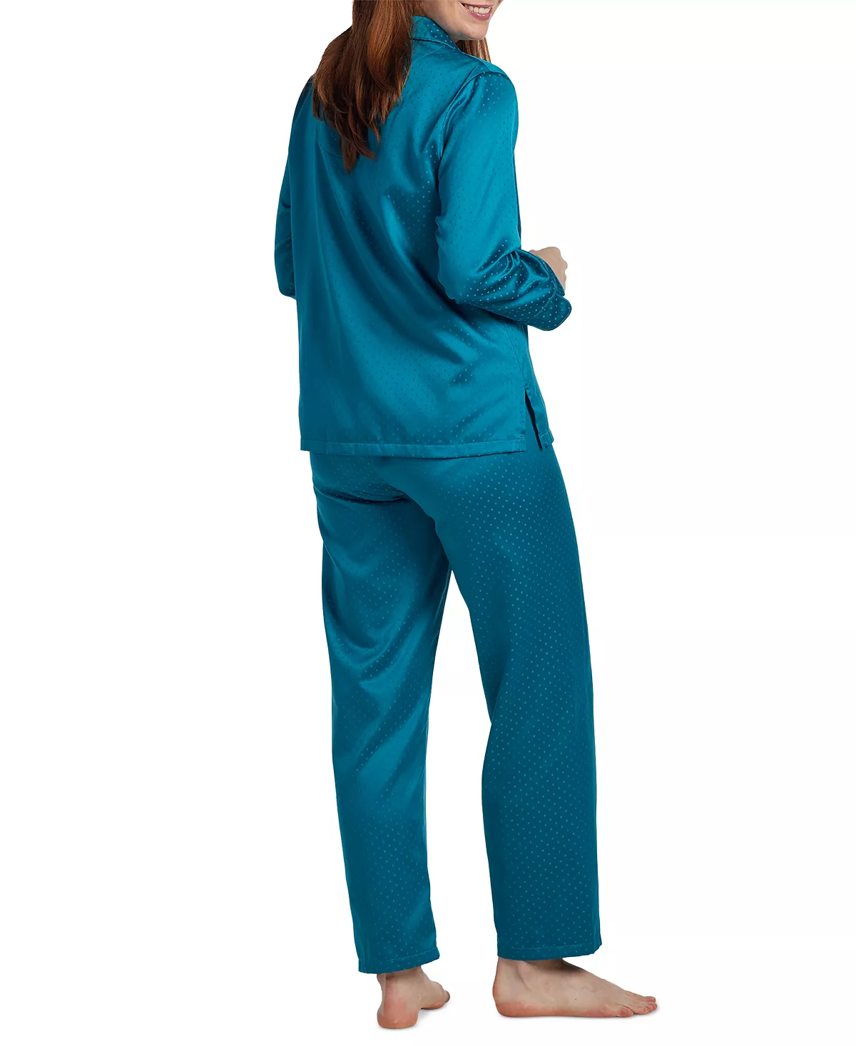 Women's Notched-Collar Pajamas Set Miss Elaine Women's Notched-Collar Pajamas Set -B.TEMPT’D Shop