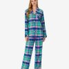 Lauren Ralph Lauren Women's Long Sleeve Notch Collar Long Pant Pajama Set 2 Pieces -B.TEMPT’D Shop 22916920 fpx