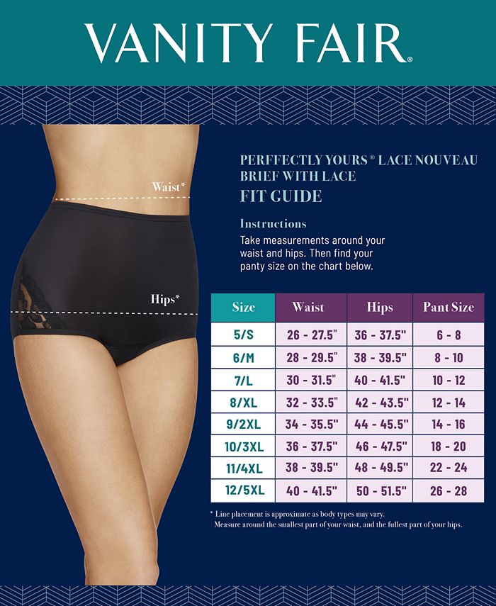 Women's 3-Pk. Lace Nouveau Brief Underwear 13011 Vanity Fair® Women's 3-Pk. Lace Nouveau Brief Underwear 13011 -B.TEMPT’D Shop