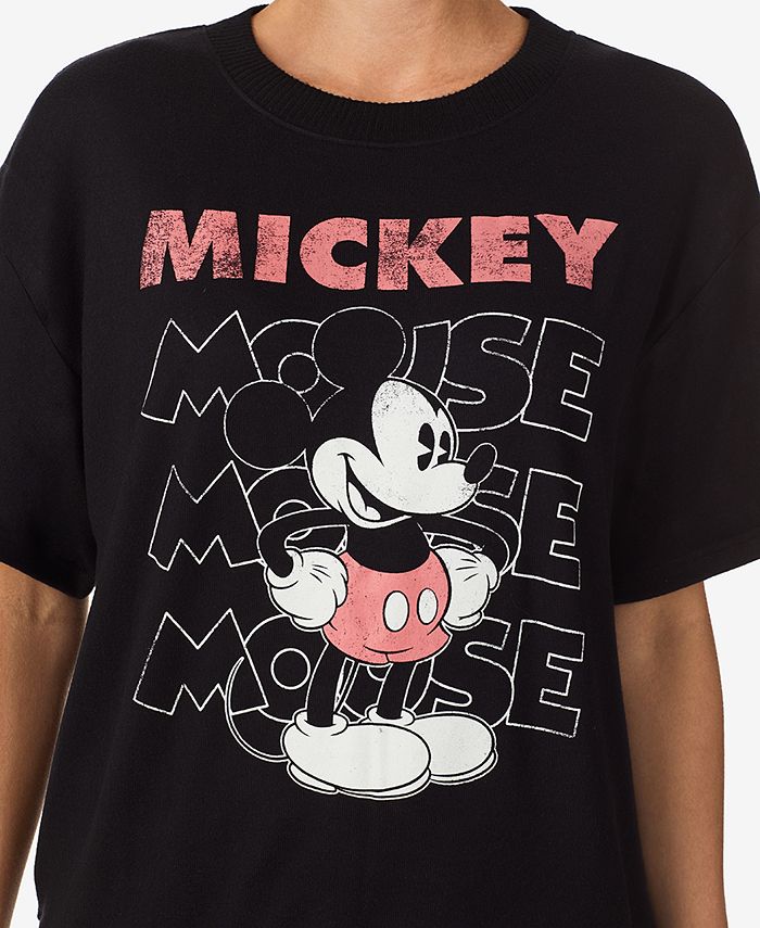 Women's Mickey Mouse Short-Sleeve Sleep Top Disney Women's Mickey Mouse Short-Sleeve Sleep Top -B.TEMPT’D Shop