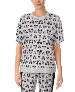 Disney Women's Mickey Mouse Short-Sleeve Sleep Top 8 Disney Women's Mickey Mouse Short-Sleeve Sleep Top -B.TEMPT’D Shop 22936963 fpx