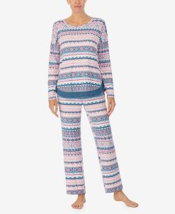Ellen Tracy Women's Long Sleeve Crew Neck Pajama Set 5 Ellen Tracy Women's Long Sleeve Crew Neck Pajama Set -B.TEMPT’D Shop 22991078 fpx