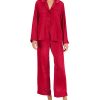 INC International Concepts Satin Notch Collar Pajama Set, Created For Macy's
