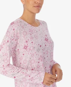 Ellen Tracy Women's Long Sleeve Crew Neck Pajamas Set 8 Ellen Tracy Women's Long Sleeve Crew Neck Pajamas Set -B.TEMPT’D Shop 23015031 fpx