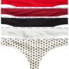 Calvin Klein Women's Signature Logo 5-Pk. Thong Underwear QD3712