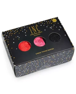 INC International Concepts Women's 3-Pk. Lace Thong Underwear, Created For Macy's -B.TEMPT’D Shop 23087668 fpx