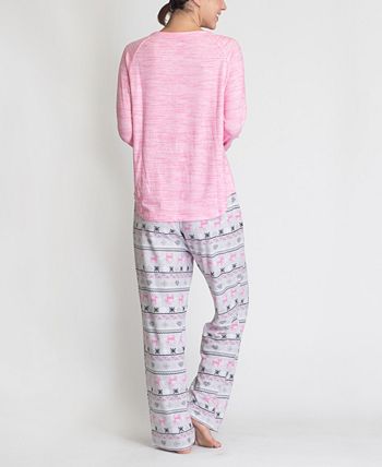 Women's Cozy Sleep And Lounge Set, 2 Piece Muk Luks Women's Cozy Sleep And Lounge Set, 2 Piece -B.TEMPT’D Shop