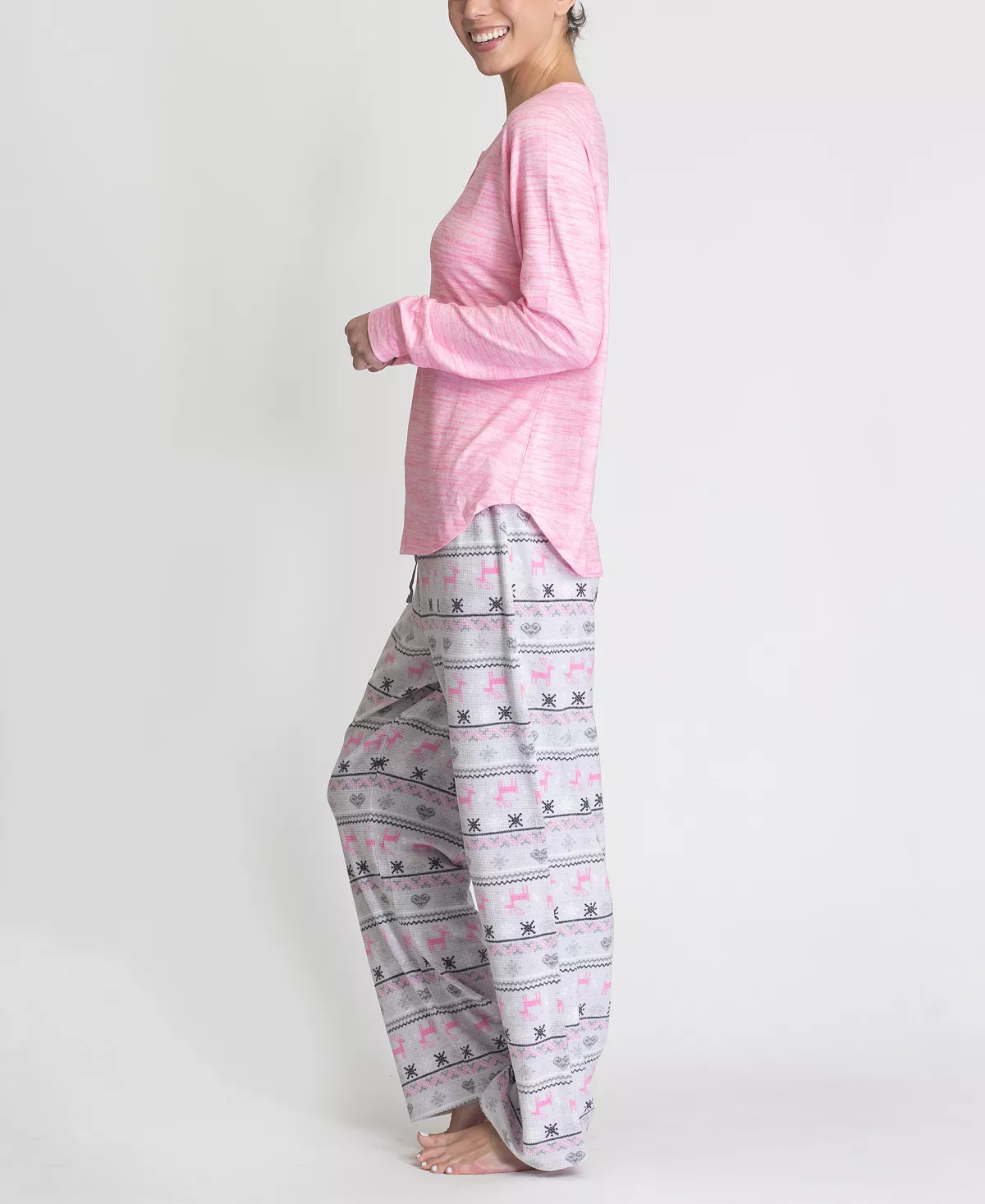 Women's Cozy Sleep And Lounge Set, 2 Piece Muk Luks Women's Cozy Sleep And Lounge Set, 2 Piece -B.TEMPT’D Shop