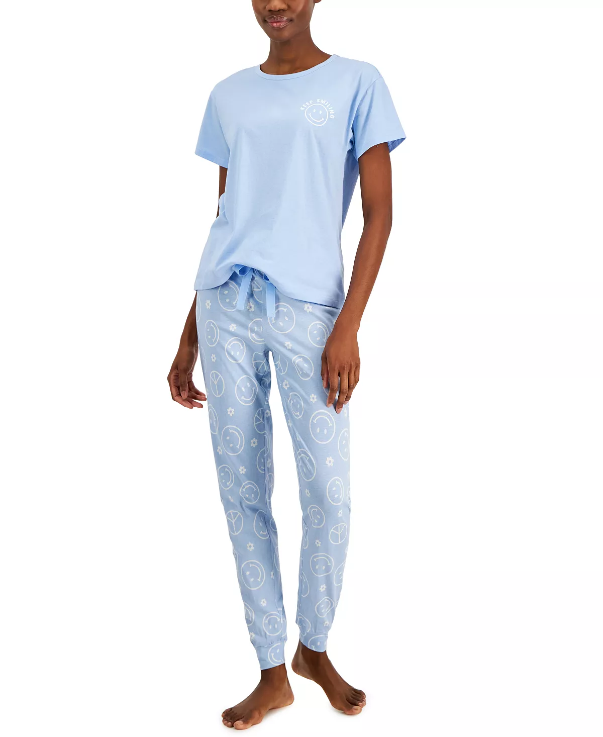 Women's Short-Sleeve Graphic-Print Sleep Tee, Created For Macy's Jenni Women's Short-Sleeve Graphic-Print Sleep Tee, Created For Macy's -B.TEMPT’D Shop