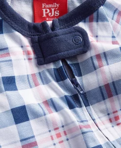 Family Pajamas Baby Simple Plaid Matching Footed One-Piece, Created For Macy's -B.TEMPT’D Shop 23404165 fpx