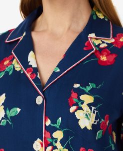 Lauren Ralph Lauren Women's Printed Notched-Collar Pajamas Set 5 Lauren Ralph Lauren Women's Printed Notched-Collar Pajamas Set -B.TEMPT’D Shop 23412616 fpx