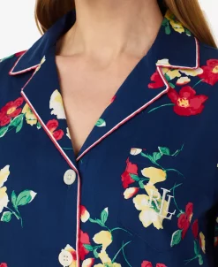 Lauren Ralph Lauren Women's Printed Notched-Collar Pajamas Set 7 Lauren Ralph Lauren Women's Printed Notched-Collar Pajamas Set -B.TEMPT’D Shop 23412616 fpx