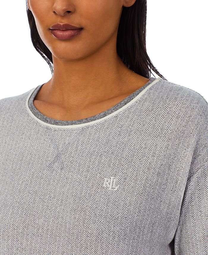 Women's Long-Sleeve Jogger Pajamas Set Lauren Ralph Lauren Women's Long-Sleeve Jogger Pajamas Set -B.TEMPT’D Shop