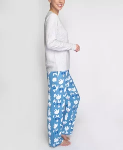 Hanes Women's Stretch Fleece Pajama Set, 2 Piece -B.TEMPT’D Shop 23463081 fpx