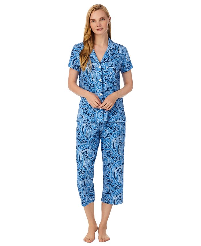Women's Printed Capri Pajamas Set Lauren Ralph Lauren Women's Printed Capri Pajamas Set -B.TEMPT’D Shop