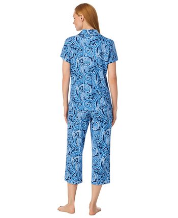 Women's Printed Capri Pajamas Set Lauren Ralph Lauren Women's Printed Capri Pajamas Set -B.TEMPT’D Shop