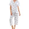 Roudelain Women's Printed Short-Sleeve Capri Pajamas Set 1 Roudelain Women's Printed Short-Sleeve Capri Pajamas Set -B.TEMPT’D Shop 23523684 fpx