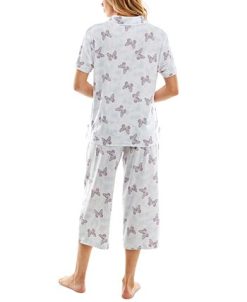 Roudelain Women's Printed Short-Sleeve Capri Pajamas Set 6 Roudelain Women's Printed Short-Sleeve Capri Pajamas Set -B.TEMPT’D Shop 23523695 fpx