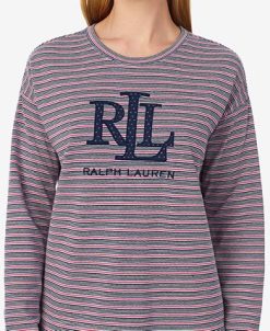 Lauren Ralph Lauren Women's Long Sleeve And Short Pajama Set -B.TEMPT’D Shop 23559908 fpx