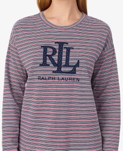 Lauren Ralph Lauren Women's Long Sleeve And Short Pajama Set -B.TEMPT’D Shop 23559908 fpx