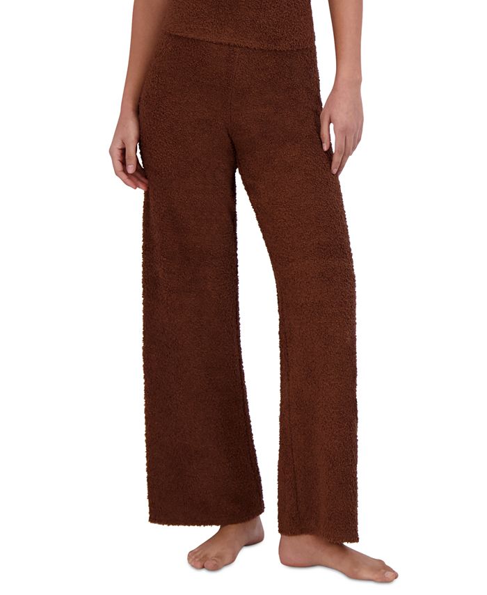 Women's Wide-Leg Chenille Sleep Pants Steve Madden Women's Wide-Leg Chenille Sleep Pants -B.TEMPT’D Shop