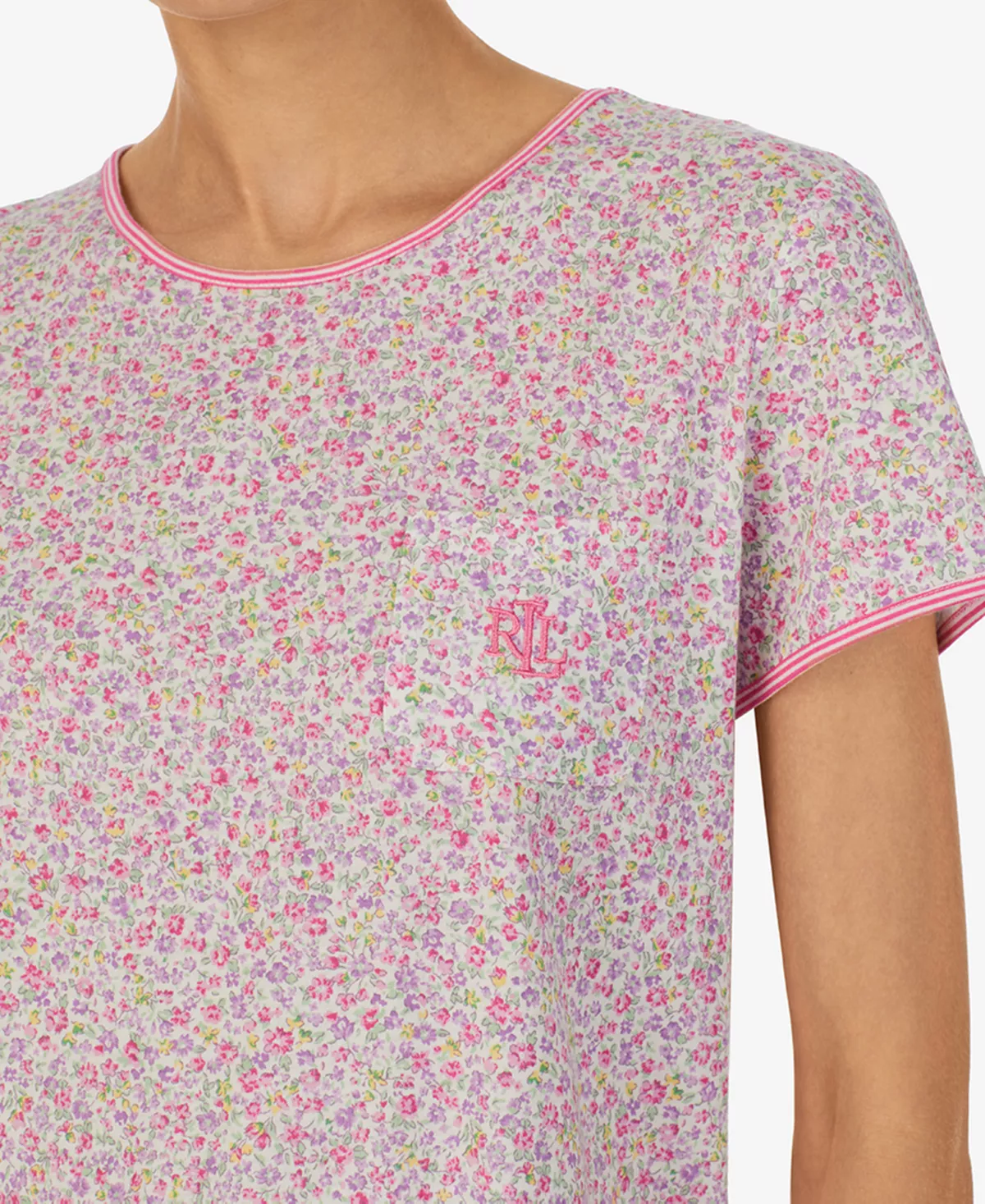 Women's Ditsy Floral Capri Pajamas Set Lauren Ralph Lauren Women's Ditsy Floral Capri Pajamas Set -B.TEMPT’D Shop