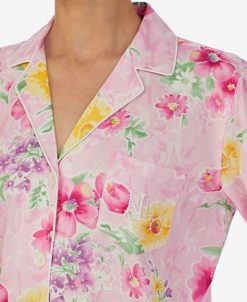 Lauren Ralph Lauren Petite Floral 3/4-Sleeve Pajamas Set 4 Lauren Ralph Lauren Petite Floral 3/4-Sleeve Pajamas Set -B.TEMPT’D Shop 23642967 fpx