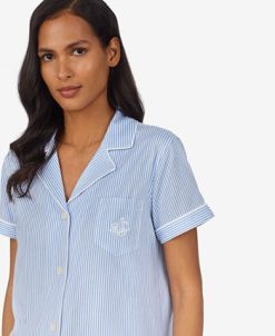 Lauren Ralph Lauren Bingham Bermuda Printed Cotton Pajama Set 9 Lauren Ralph Lauren Bingham Bermuda Printed Cotton Pajama Set -B.TEMPT’D Shop 23643094 fpx