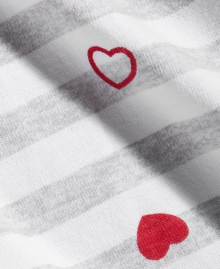 Women's Hearts Striped Valentine's Day Matching Pajama Set, Created For Macy's Family Pajamas Women's Hearts Striped Valentine's Day Matching Pajama Set, Created For Macy's -B.TEMPT’D Shop
