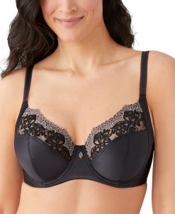Wacoal Men's Side Note Embroidered Underwire Bra 855377