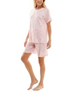 Roudelain Women's Printed Bermuda Shorts Pajama Set 4 Roudelain Women's Printed Bermuda Shorts Pajama Set -B.TEMPT’D Shop 23718482 fpx