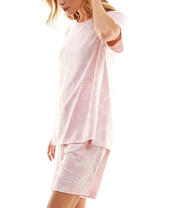 Women's Printed Bermuda Shorts Pajama Set Roudelain Women's Printed Bermuda Shorts Pajama Set -B.TEMPT’D Shop