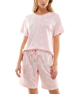 Roudelain Women's Printed Bermuda Shorts Pajama Set 10 Roudelain Women's Printed Bermuda Shorts Pajama Set -B.TEMPT’D Shop 23718488 fpx