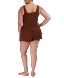 Steve Madden Women's Pull-On Chenille Sleep Shorts 5 Steve Madden Women's Pull-On Chenille Sleep Shorts -B.TEMPT’D Shop 23758420 fpx