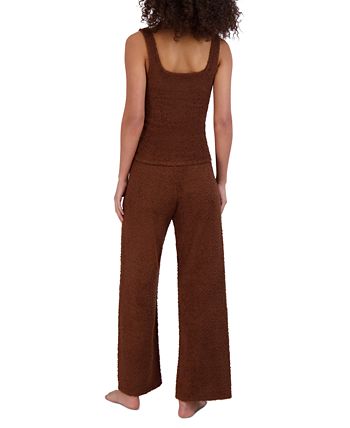 Women's Wide-Leg Chenille Sleep Pants Steve Madden Women's Wide-Leg Chenille Sleep Pants -B.TEMPT’D Shop