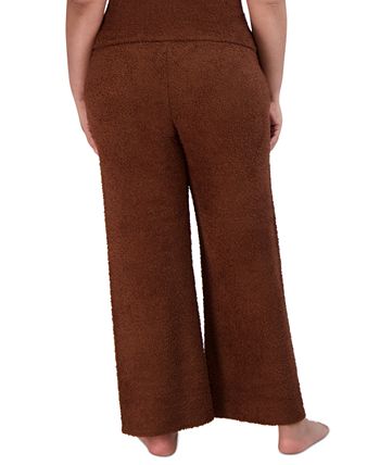 Women's Wide-Leg Chenille Sleep Pants Steve Madden Women's Wide-Leg Chenille Sleep Pants -B.TEMPT’D Shop