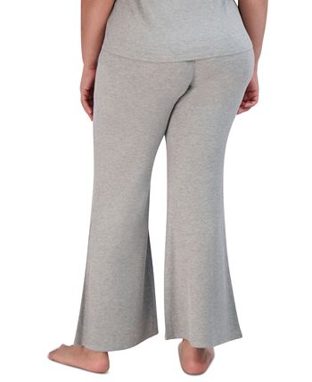 Women's Ribbed Flare-Leg Sleep Pants Steve Madden Women's Ribbed Flare-Leg Sleep Pants -B.TEMPT’D Shop