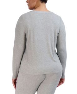 Steve Madden Women's Ribbed Long-Sleeve Sleep Tee 7 Steve Madden Women's Ribbed Long-Sleeve Sleep Tee -B.TEMPT’D Shop 23899454 fpx