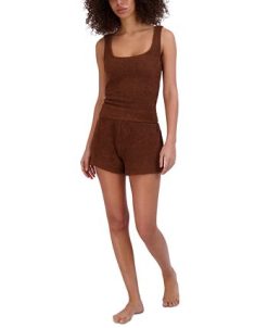 Steve Madden Women's Pull-On Chenille Sleep Shorts 8 Steve Madden Women's Pull-On Chenille Sleep Shorts -B.TEMPT’D Shop 23899566 fpx