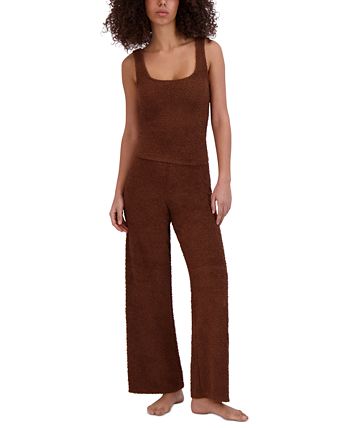 Women's Wide-Leg Chenille Sleep Pants Steve Madden Women's Wide-Leg Chenille Sleep Pants -B.TEMPT’D Shop
